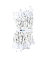 LINK PRO Twinkle LED String Lights, White Cable, White