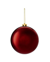 Christmas Red Large Gloss Shatterproof Bauble, 15 cm