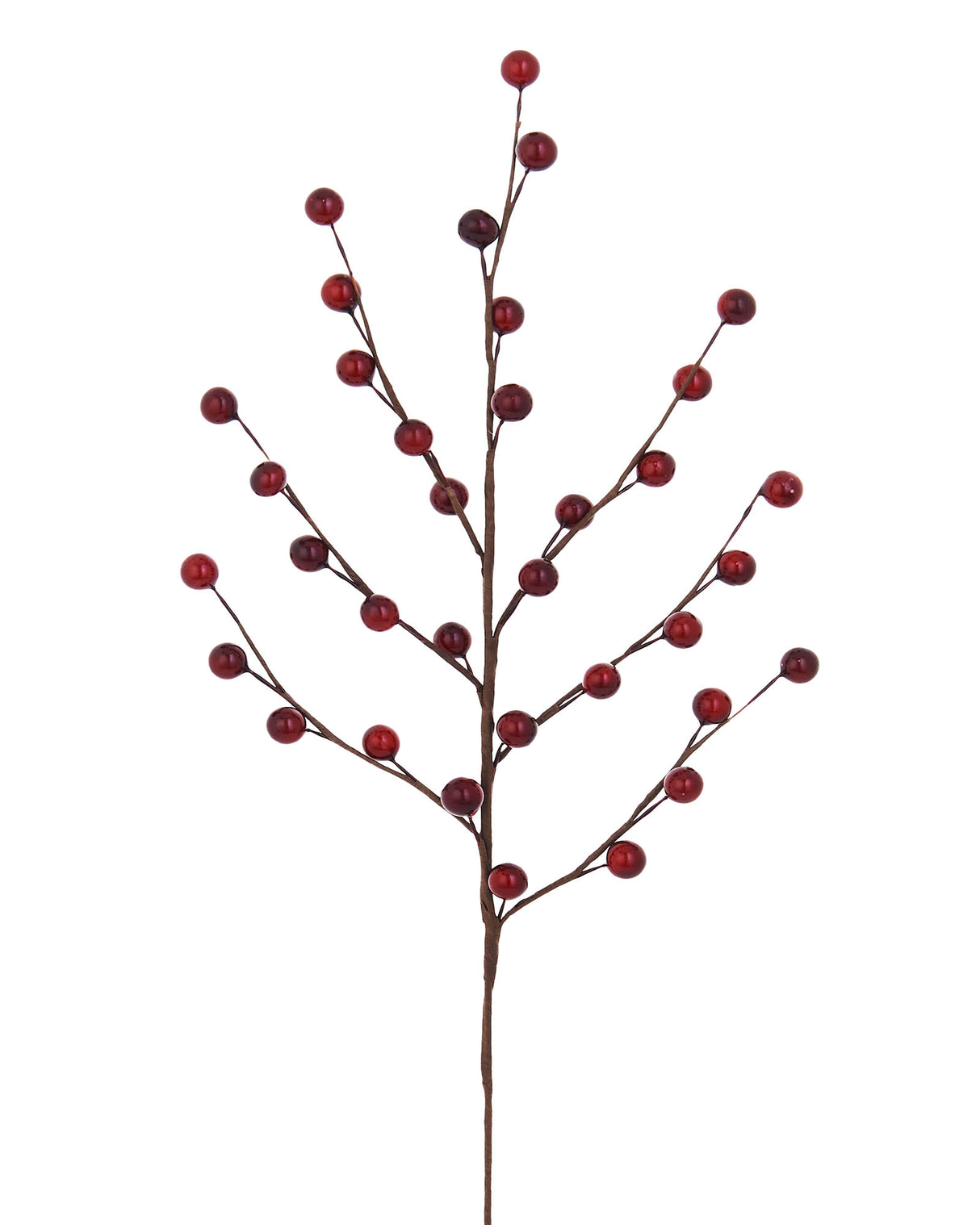 Deep Red Berry Christmas Tree Spray, 45 cm