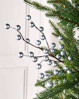Silver Berry Christmas Tree Spray, 45 cm
