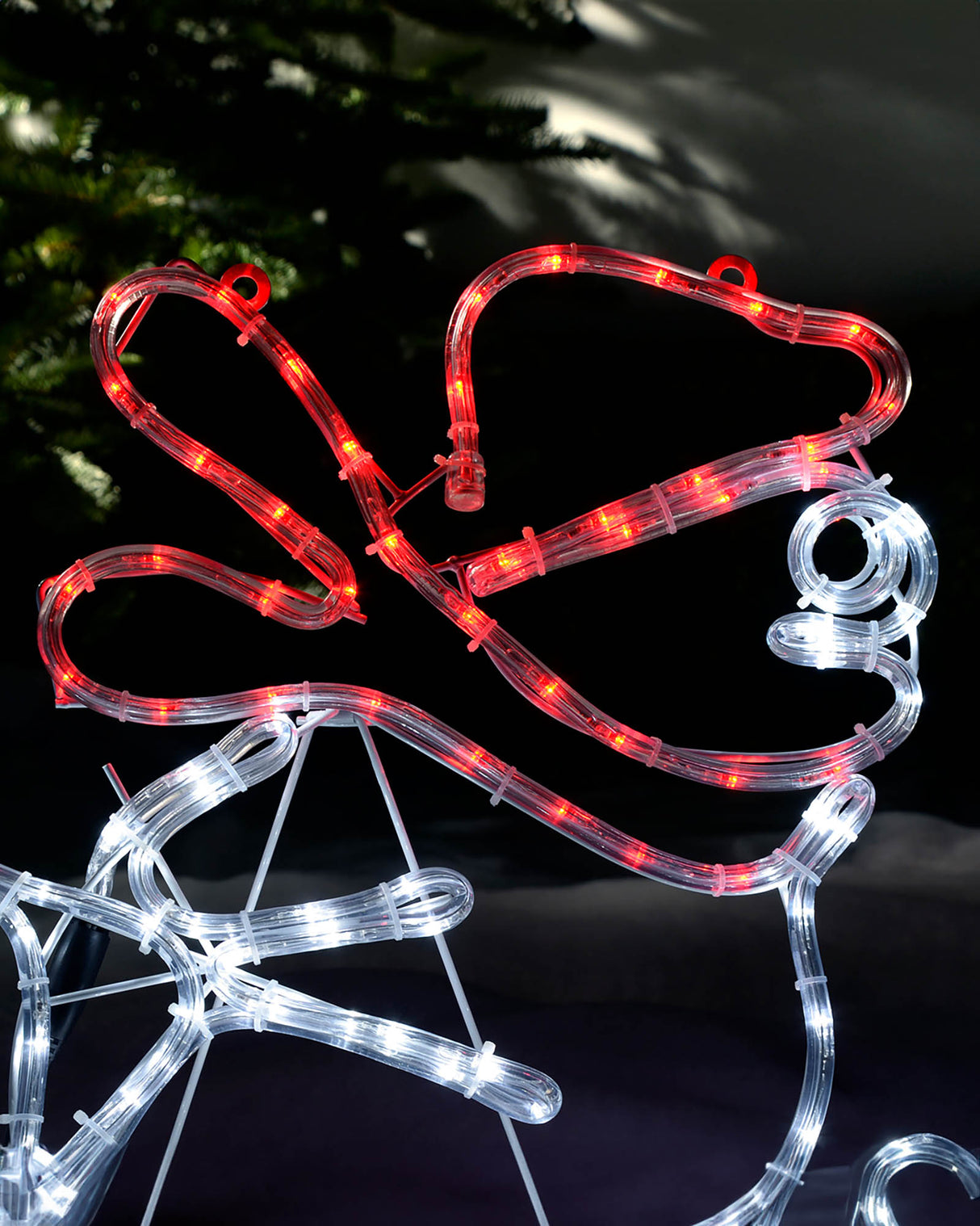 LED Snowman Rope Light Window Silhouette, 50 cm