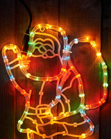 Santa Rope Light Silhouette, 41 cm