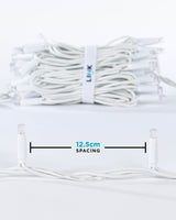 LINK PRO Twinkle LED String Lights, White Cable, Warm White