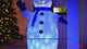 Pre-Lit Inflatable Animated Snowman, 6 ft
