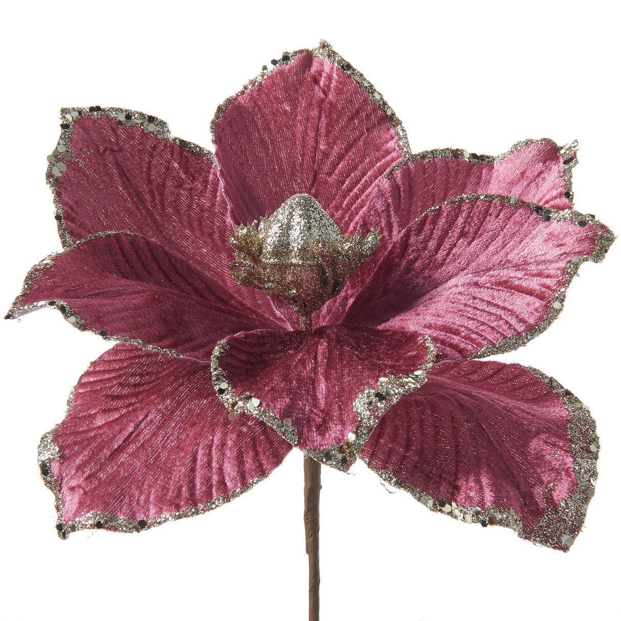 Artificial Magnolia Flower, Pink, 26 cm