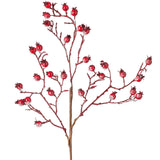 Artificial Berries Tree Pick, Red, 57 cm