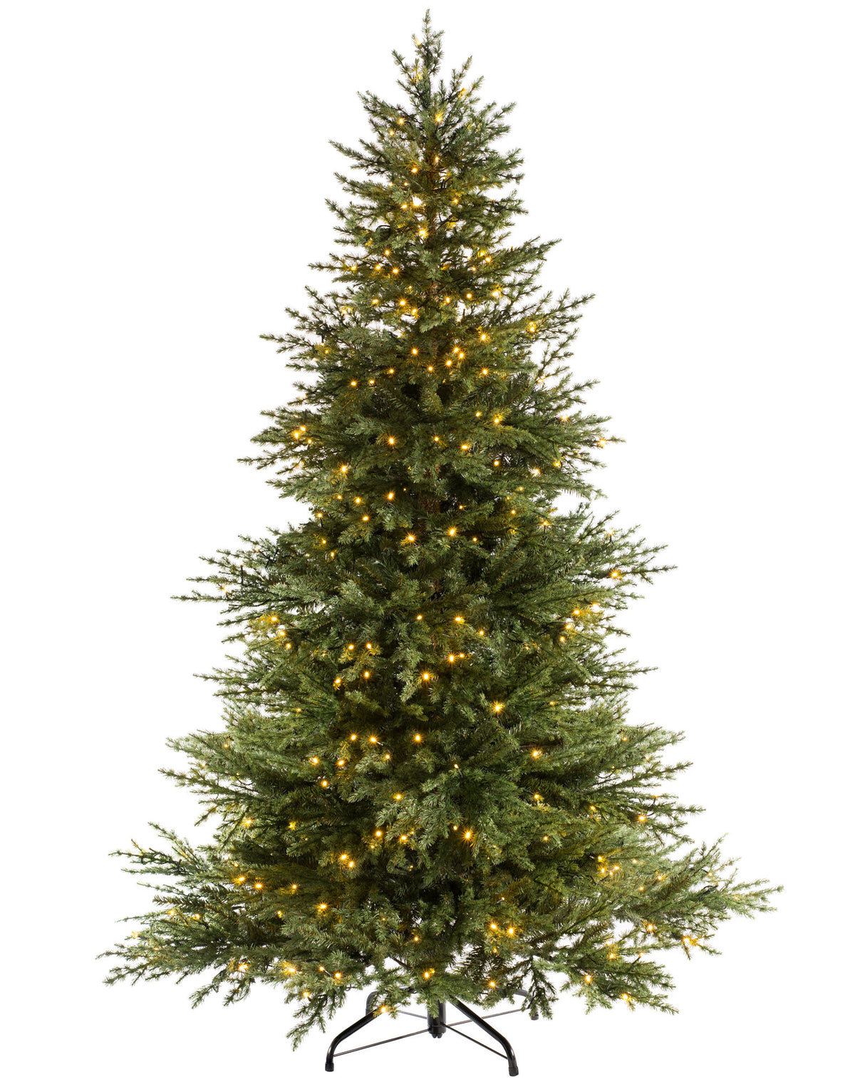 Pre-Lit Traditional Fir Multi-Function Christmas Tree