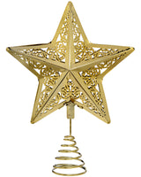 Star Christmas Tree Topper, Gold, 30 cm