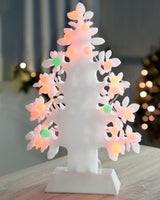 Pre-Lit Christmas Tree, Multi-Coloured, 45 cm