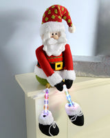 Pre-Lit Colour Changing Santa Figurine, 50 cm