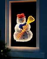 Snowman Rope Light Silhouette, 42 cm