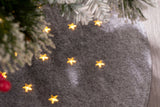 Pre-Lit Christmas Tree Mat, Grey, 98 cm