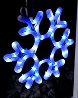 LED Snowflake Rope Light Silhouette, 26 cm