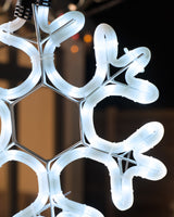 Connectable Snowflake Rope Light Silhouette, 27 cm