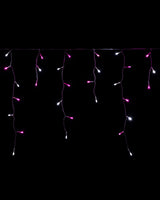 360 Icicle LED Light String, Pink/White, 8.8 m