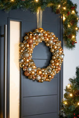 Glamour Bauble Wreath, 60 cm