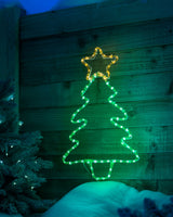 Christmas Tree Rope Light Silhouette, 48 cm