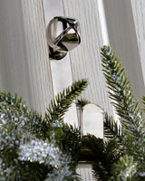 Bells Wreath Door Hanger, Silver, 38 cm