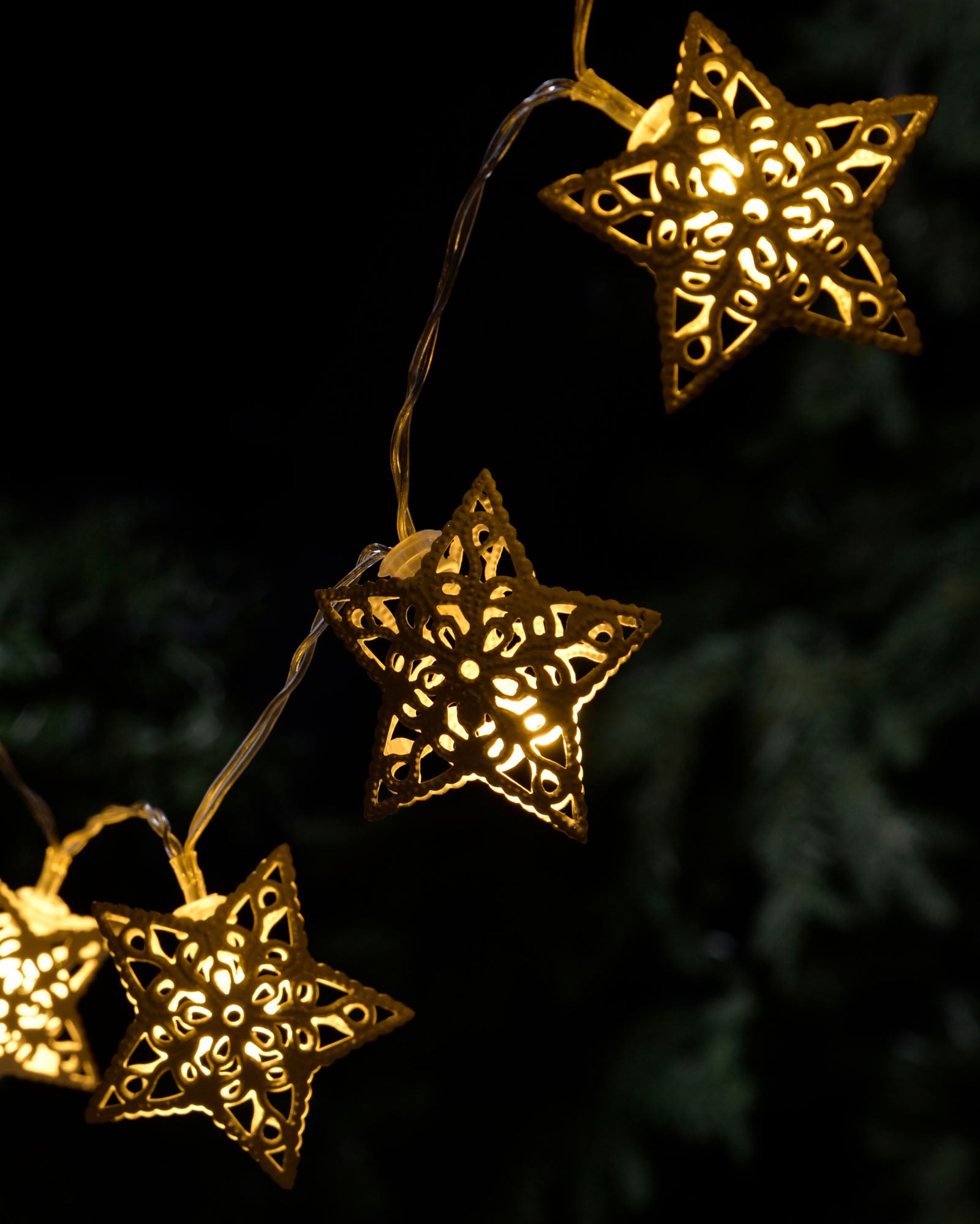 christmas star string light