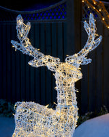 3D Acrylic Reindeer Decoration, 122 cm