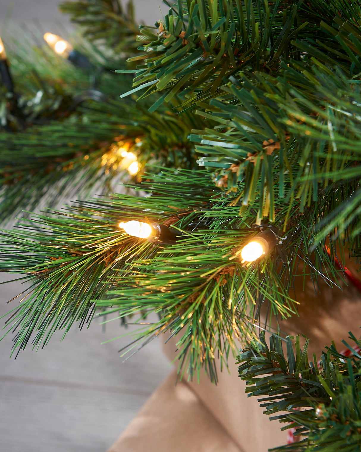 Pre-Lit Victorian Pine Multi-Function Christmas Tree