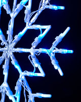 Snowflake Christmas Silhouette Decoration Pack of 2