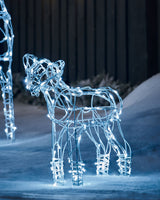 Reindeer Family Silhouette, 77 cm